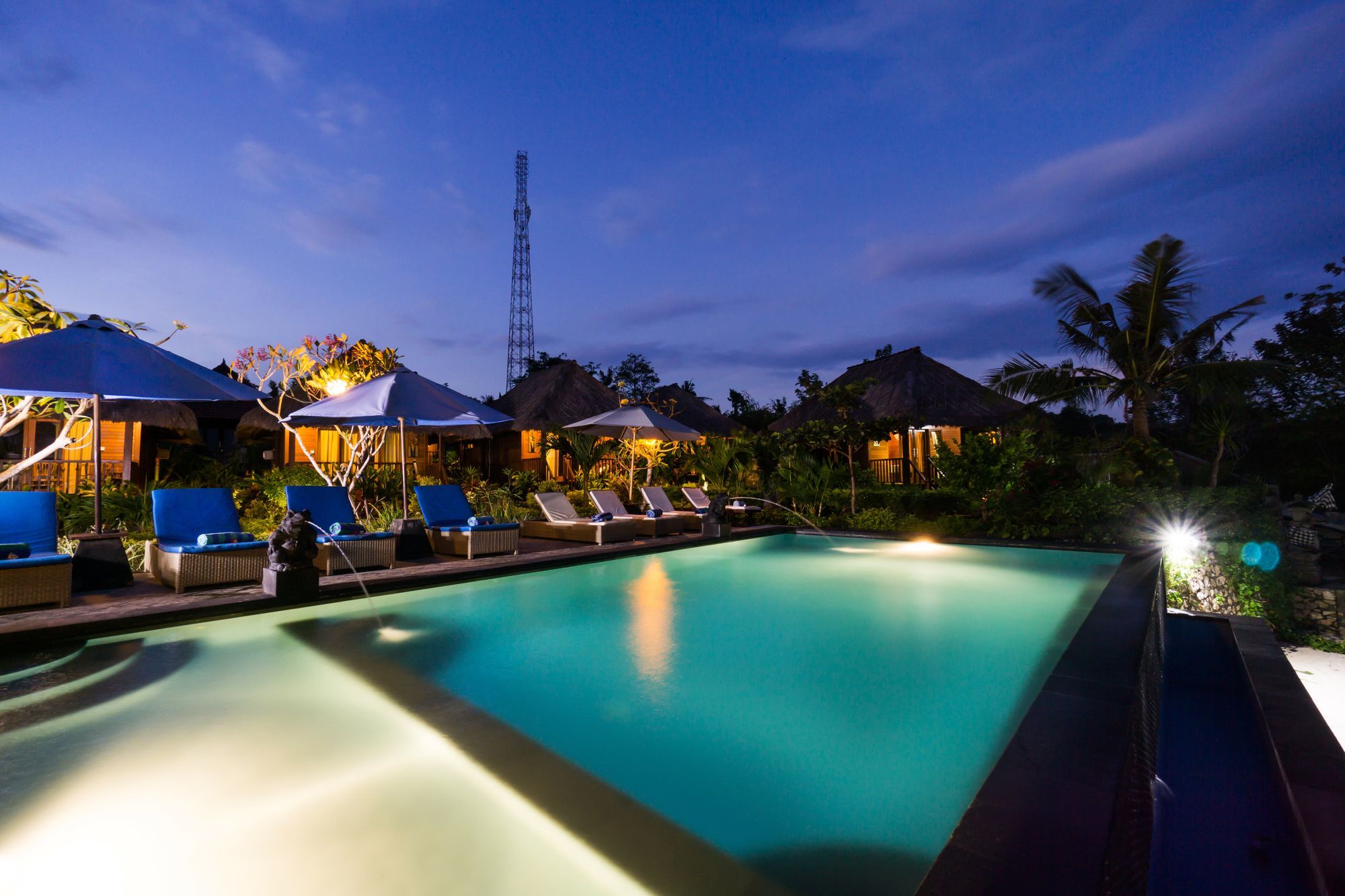 Laguna Reef Huts Lembongan Exterior foto