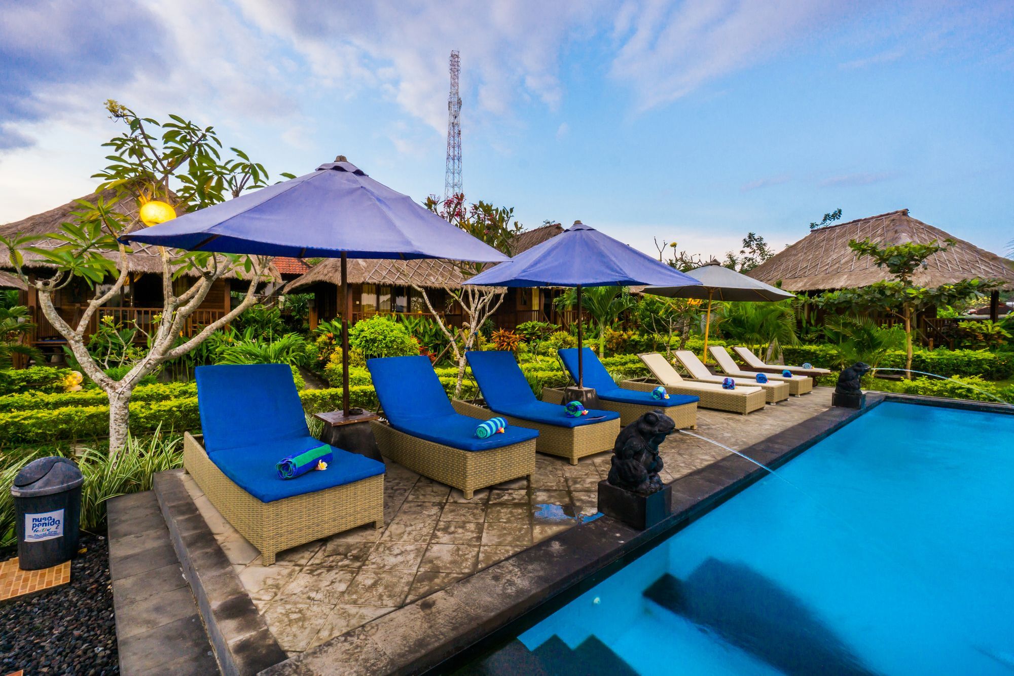 Laguna Reef Huts Lembongan Exterior foto